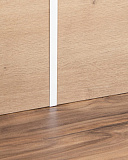 Планка для мебельного щита, стыковочная, 600х6 мм, белый (1060/600Б)