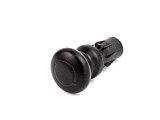 Заглушка рейлинговой трубы, диаметр 16 мм, стиль ретро, черный (TRP02/BL)