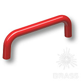 Ручка скоба детская коллекция, цвет красный глянцевый 96 мм (627RJ)
