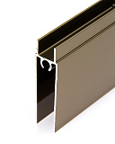 Горизонтальный нижний профиль, цвет шампань глянец, 5,8 м (123/ShP)