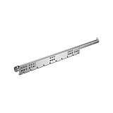 Направляющая Quadro 25 2D Silent System, 25 кг, NL300, частичного выдвижения, надвижного монтажа, EB23, правая (9318524)