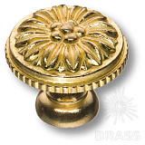 Ручка кнопка классика, латунь, глянцевая латунь (013035L)