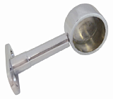 Держатель трубы диаметр 25 мм, концевой, регулируемый, цвет хром (TJS01/CP)