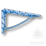 Полкодержатель ( 2шт.), прозрачный пластик, цвет - голубой, 180 мм (CRISTALL-B OP.AZZURR)