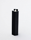 Угол 135° для цоколя Rehau универсальный, 100 мм, цвет черный 2549L (2639L) (18802561071/18802561011)