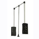 Пантограф 83/115 стальной с газовым амортизатором, черный (PG-GA83115-20)