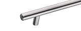 Ручка рейлинг, коллекция "Railing", 128 мм, цвет сталь (R01-12-128ST)