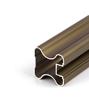 Cимметричный профиль-ручка Classic, цвет матовая шампань, 5,4 м (364/ShM)