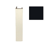 Заглушка универсальная к цоколю Rehau, 150 мм, цвет черный 2549L (2639L) (18802161071/18802161011)