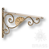 Полкодержатель, цвет античное золото, 195 мм, 1 шт. (BAROCCO-B  ORO/ANT)