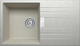 Мойка кухонная прямоугольная, искусственный гранит (кварц), цвет сафари (TL-750/102)