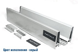 Л-бокс, высота 89 мм, длина 400 мм, боковые стенки Л-образные, направляющие скрытого монтажа с доводчиком, цвет светло-серый, комплект 2 шт (PB89Л(в)/400/LGR)