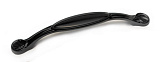 Ручка скоба, коллекция "Express", 128 мм, цвет черный (RS014-128BL)
