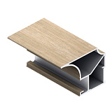 Стандарт.Ручка открытая "Flat", дуб неаполь, 5,4 м (AS0533.VP540.ONRPV.RA)