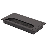 Заглушка кабель-канала 80х160 мм пластик, черный (PK-P80160-20)