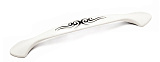 Ручка скоба, коллекция "Express", 128 мм, цвет белый (RS015-128W)