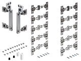 Комплект фурнитуры WingLine 230 для 2 складных дверей, левый и правый (9225395/79015)