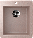 Мойка кухонная квадратная, искусственный камень, цвет песочный (ES-14/302)
