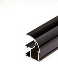 Асимметричный профиль-ручка Classic, цвет венге темный глянец 5,4 м (2667/WgDP)