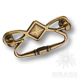 Ручка скоба современная классика, античная бронза 64 мм (15.107.64.12)