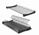 Сушка двухуровневая с поддоном, нержавеющая сталь, W564xD290 мм (SUBL600)