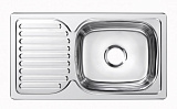 Мойка врезная S.S.Sink 760x420x180 мм толщина металла 0,8 мм правая (7642R-P)